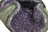 Sparkly, Dark Purple Amethyst Geode - Uruguay #151310-2